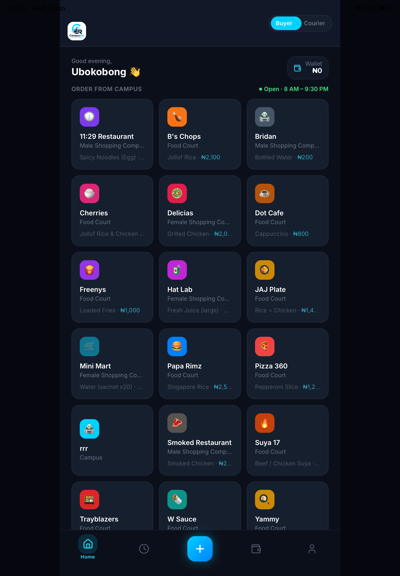 Browse vendors
